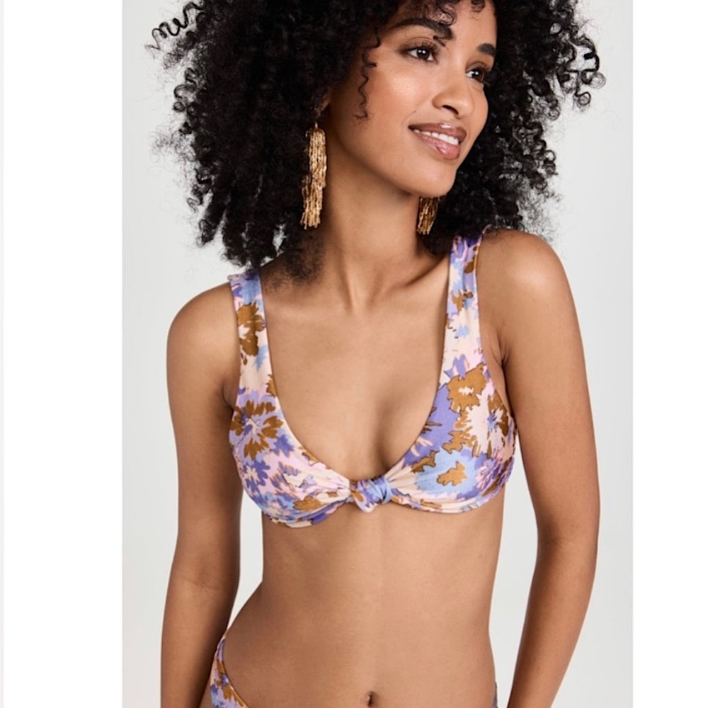 Zimmermann Violet Bikini Top